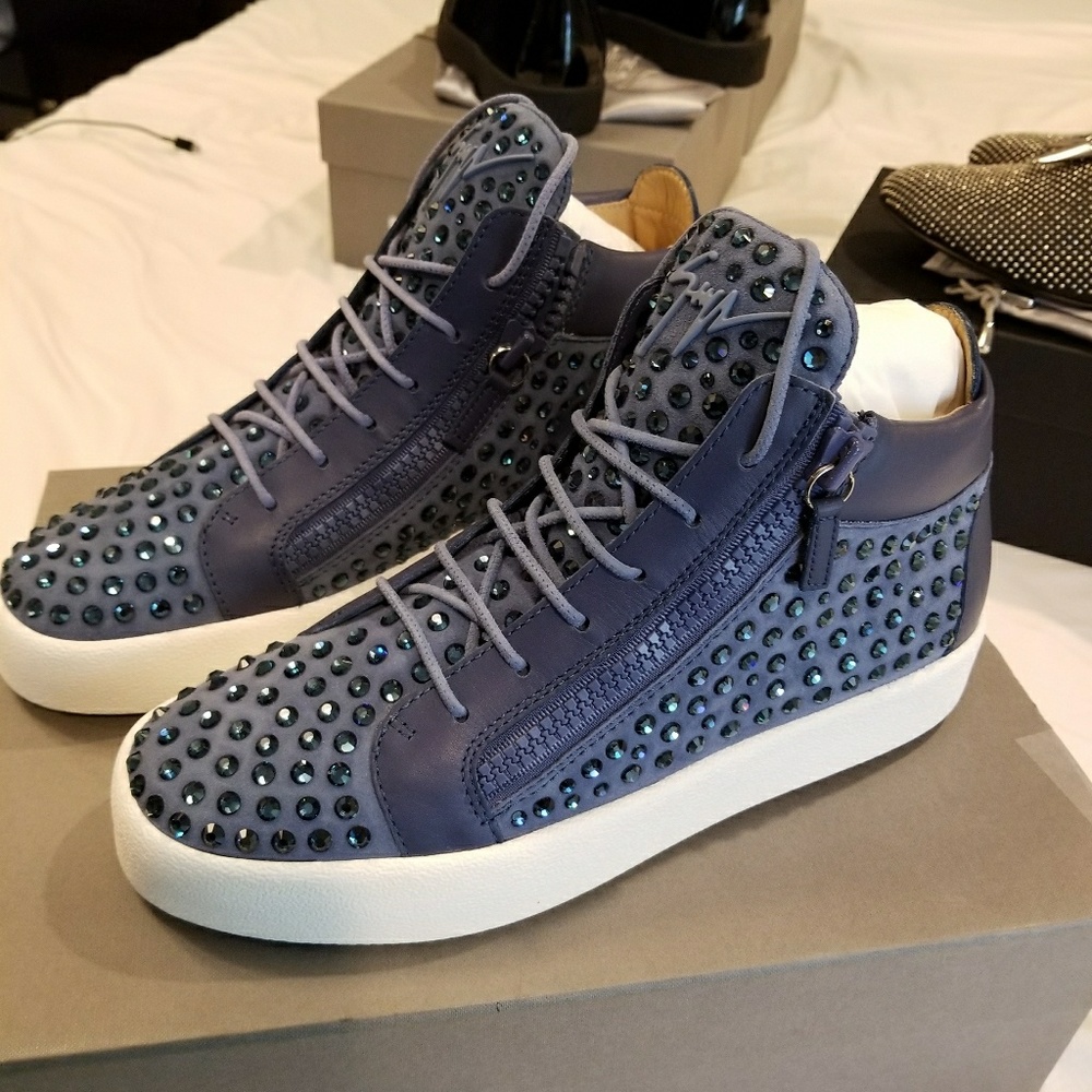Giuseppe Zanotti Crystal Sneaker MEN US 8.5